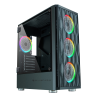 GABINETE BALAMRUSH E-ATX 4VENT ARGB 2USB 3.0 CRISTAL SGX3000 BR-931281