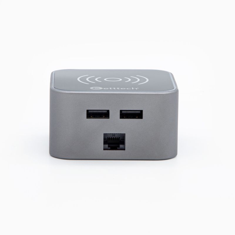 HUB GETTTECH TIPO C WIRELESS GHW-69401 HDMI/RJ45/SD/TF/USB/3.5MM