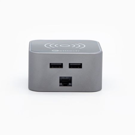 HUB GETTTECH TIPO C WIRELESS GHW-69401 HDMI/RJ45/SD/TF/USB/3.5MM