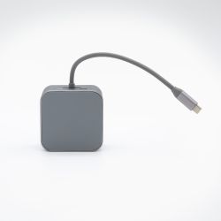HUB GETTTECH TIPO C WIRELESS GHW-69401 HDMI/RJ45/SD/TF/USB/3.5MM
