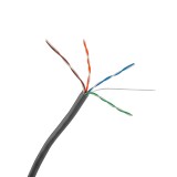 BOBINA DE CABLE UTP QIAN QHR-CAT5E CAT5E GRIS24 AWG INTERIOR