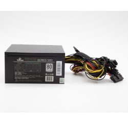 FUENTE DE PODER YEYIAN YFR-45901 RAIDEN 500W 80 PLUS WHITE RGB ATX SM
