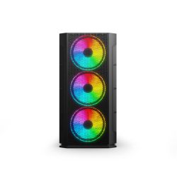 GABINETE YEYIAN YCH-041520 HAIZEN 2500 MICROATX C/T 3V ARGB/MESH/NEGRO