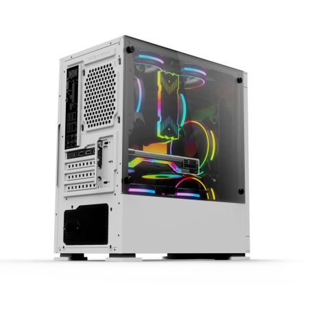 GABINETE YEYIAN YCH-042820 HAIZEN 2500 MICROATX C/T 3V ARGB/MESH/BLANC
