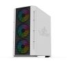 GABINETE YEYIAN YCH-042820 HAIZEN 2500 MICROATX C/T 3V ARGB/MESH/BLANC