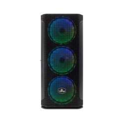 GABINETE YEYIAN YGH-49703 HOLLOW 2500 ATX,C/T 3VEN ARGB/MESH/USB/NEGRO
