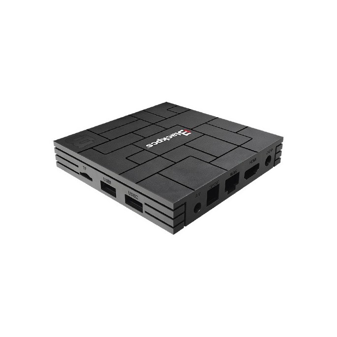 TV BOX BLACKPCS 4K 2GB RAM, 16GB ROM WIFI, QUAD CORE,NEGRO (EO40BT-BL)
