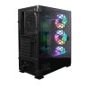 GABINETE YEYIAN YGH-49703 HOLLOW 2500 ATX,C/T 3VEN ARGB/MESH/USB/NEGRO