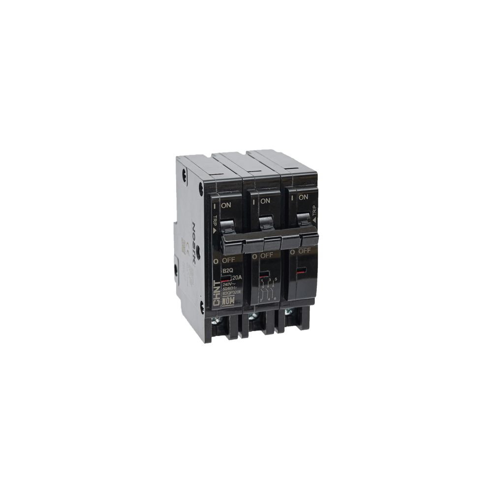 MCB - Interruptor Termomagnético Enchufable, Serie: B2Q, 3P, 40A, 240V