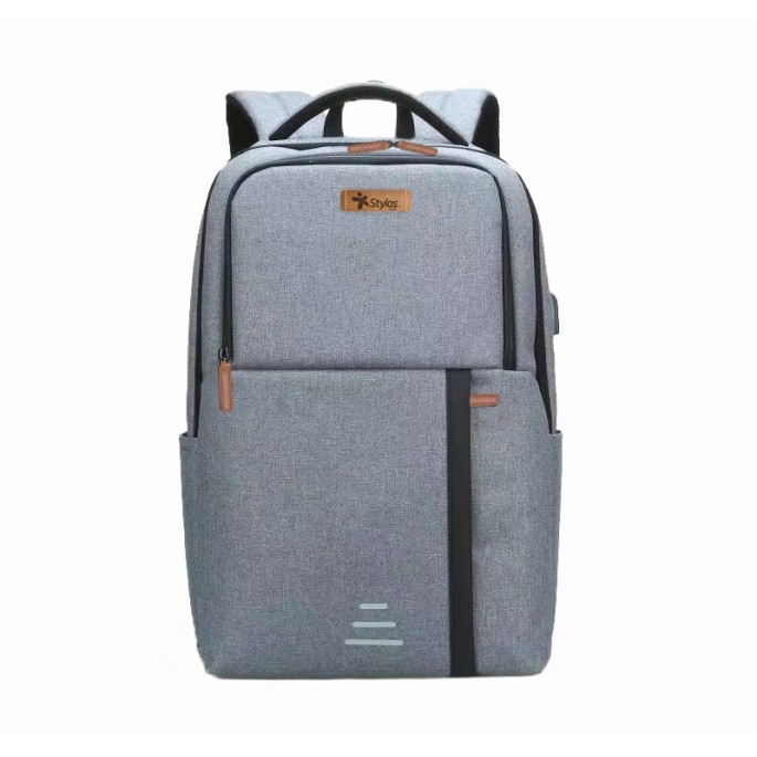 MOCHILA STYLOS SMART PLATA 15.5 WATERPROOF (STABAP2S)