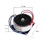 Transformador para Luminario Led Sumergible JLSA-18AB ó JLSA-18RGB.