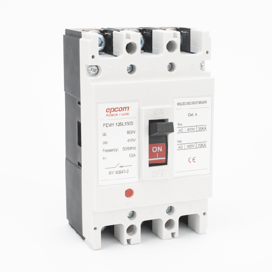 Protección Térmica/ Interruptor 3P, 100A, Corriente Alterna 690 V CA T