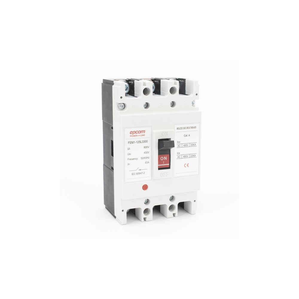Protección Térmica/ Interruptor 3P, 100A, Corriente Alterna 690 V CA T