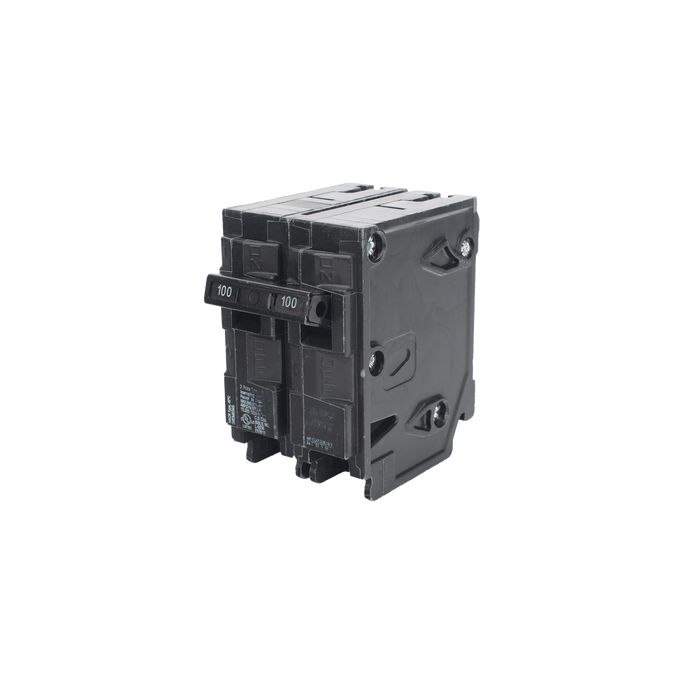 Interruptor automático enchufable tipo QP 2 polos, 100 amp