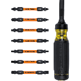 Desarmador Multipunta 15 en 1 / Matraca Resistente / Siete Puntas de D