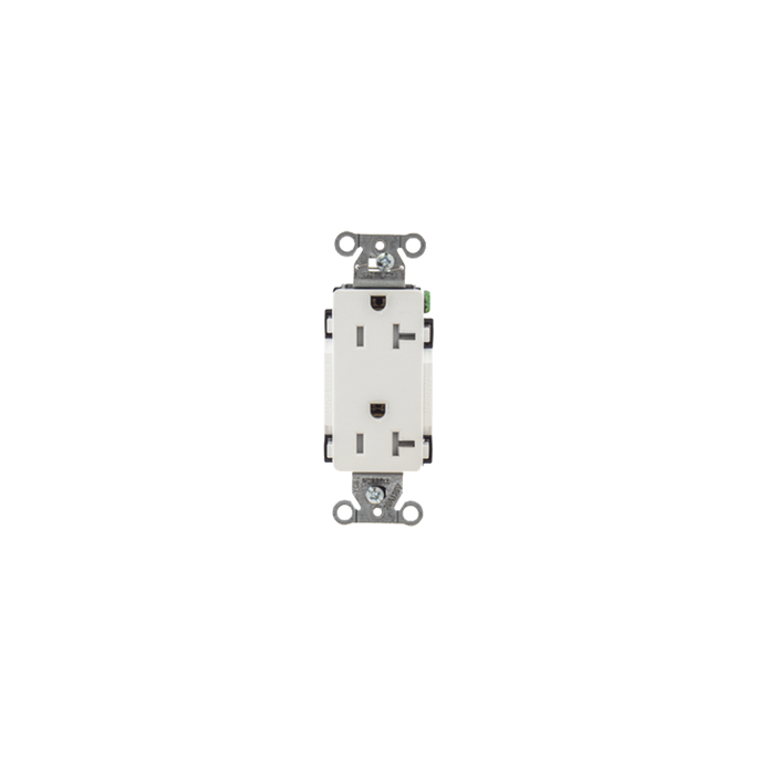 Contacto Duplex Decorador 20 A 125V / Resistente a manipulaciones / 2