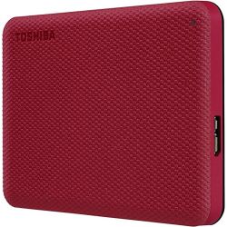 DD EXTERNO 1TB TOSHIBA CANVIO ADVANCE V10 2.5//USB 3.0//ROJO//VELOCIDA
