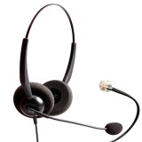 VT1000-OmniRJ9-D-03, Diadema binaural, Conector RJ9, Compatibles con G