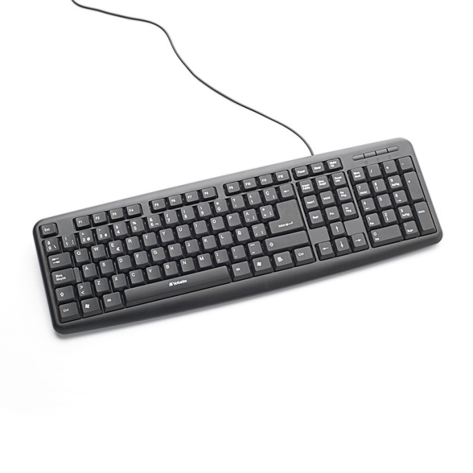 KIT MOUSE Y TECLADO OPTICO VERBATIM USB (NEGRO) VB98111
