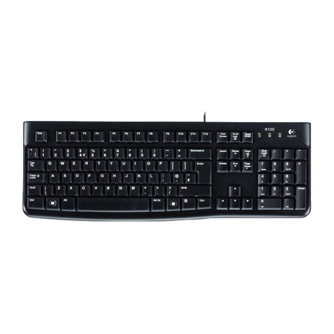 TECLADO LOGITECH K120 ALAMBRICO USB NEGRO (920-004422)