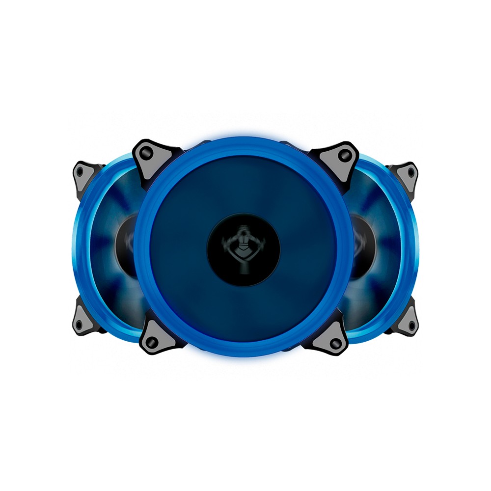 VENTILADOR GAMER YEYIAN LED AZUL YCT-050720B TYPHOON, 120MM, 3PZAS