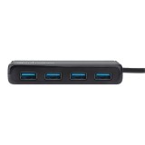 HUB MANHATTAN USB-C MACHO 3.2 GEN1 A 4 PUERTOS HEMBRA USB-A 164924