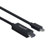CABLE MANHATTAN DISPLAYPORT MINI-HDMI 4KA60HZ 1.0M 153270