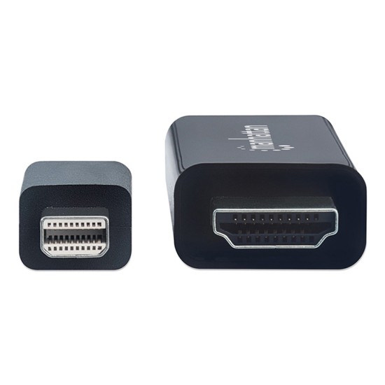 CABLE MANHATTAN DISPLAYPORT MINI-HDMI 4KA60HZ 1.0M 153270