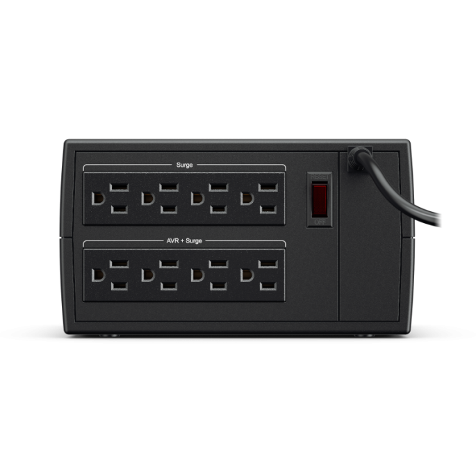 REGULADOR CYBERPOWER MODELO CL1000VR 1000VA/500W 8 CONTACTOS