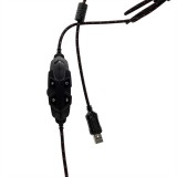 DIADEMA GAMER YEYIAN YDW-33402 WICKED S3000 NEGRO C/ROJO, USB, C/MIC