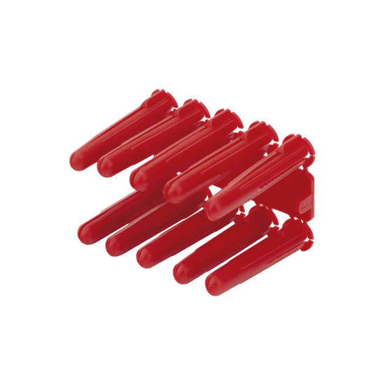Base Rectangular con 2 perforaciones para Perfil Sencillo.