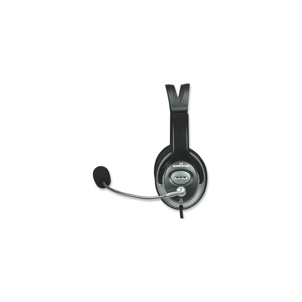 DIADEMA MANHATTAN C/MICROFONO V3 MEDIANO PLASTICO 175555