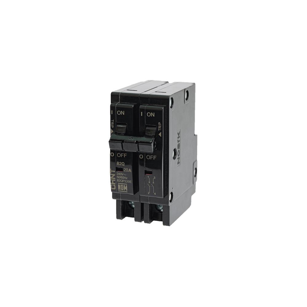 Interruptor Termomagnético Enchufable, Serie: B2Q, 2P, 60A, 240V (SKU: