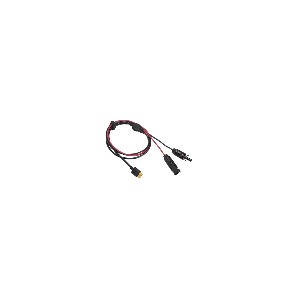 Cable 2.5 m, Negro, Calibre 12 AWG con Terminales MC4 Macho y Hebra pa