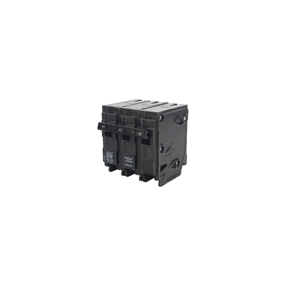 Interruptor automático enchufable tipo QP 3 polos, 40 amp