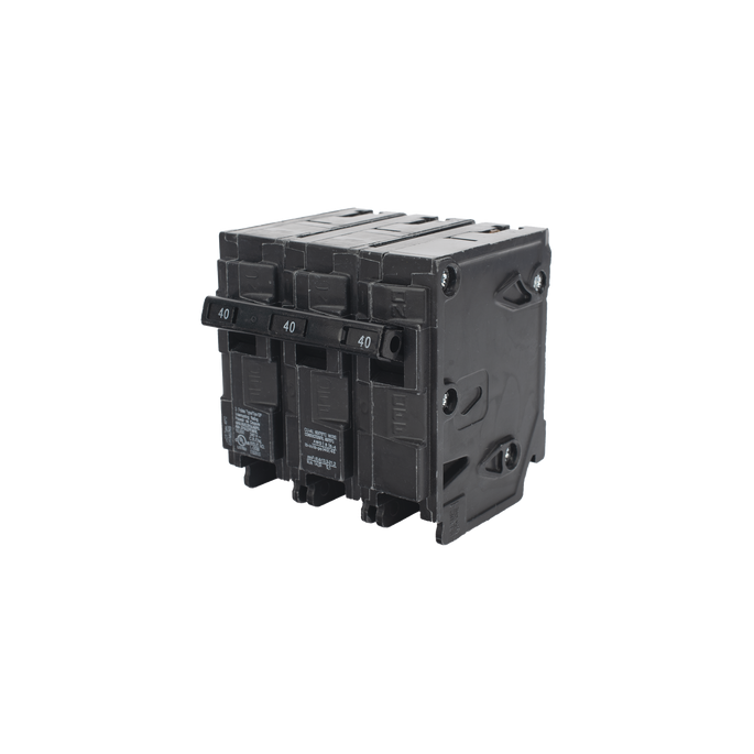 Interruptor automático enchufable tipo QP 3 polos, 40 amp
