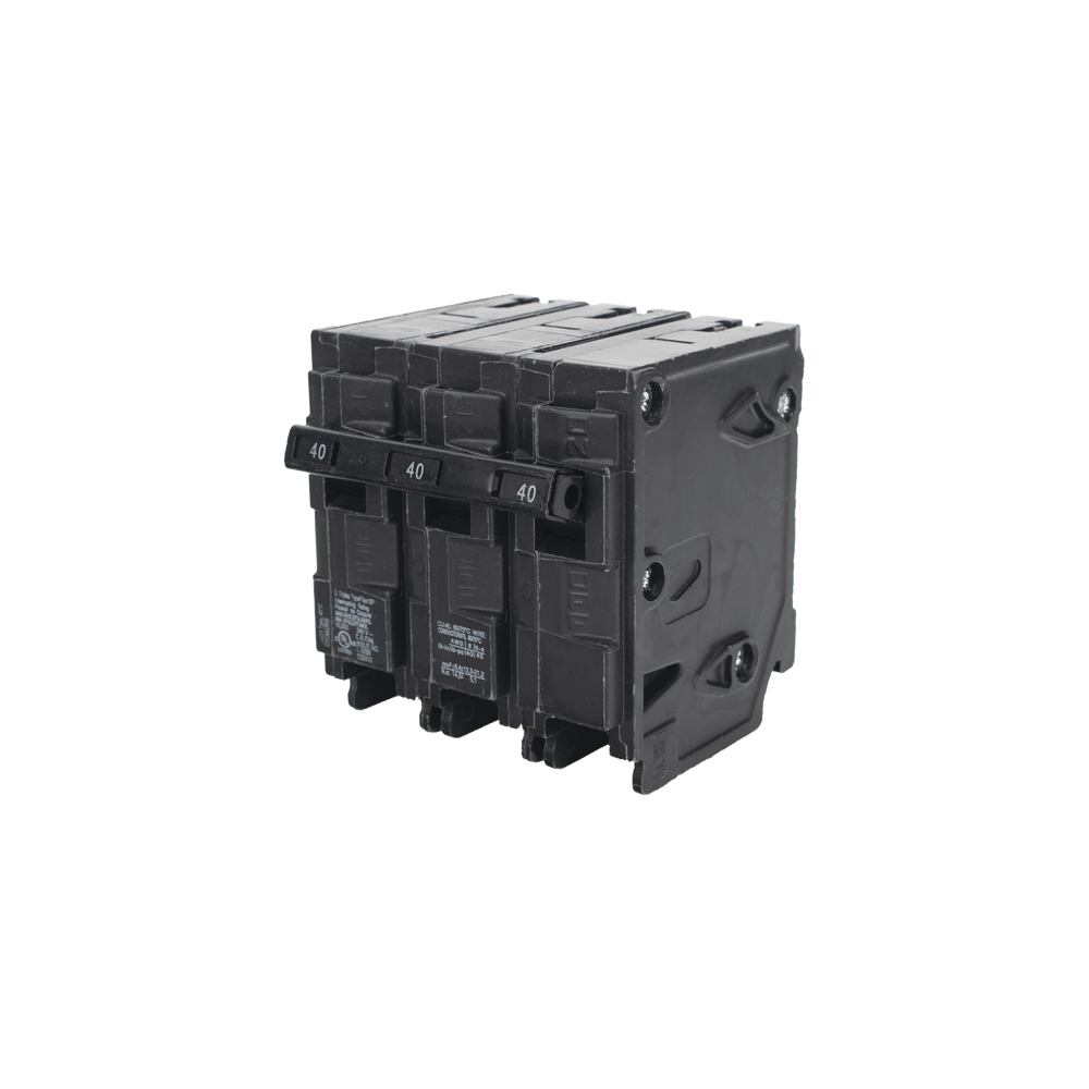 Interruptor automático enchufable tipo QP 3 polos, 40 amp