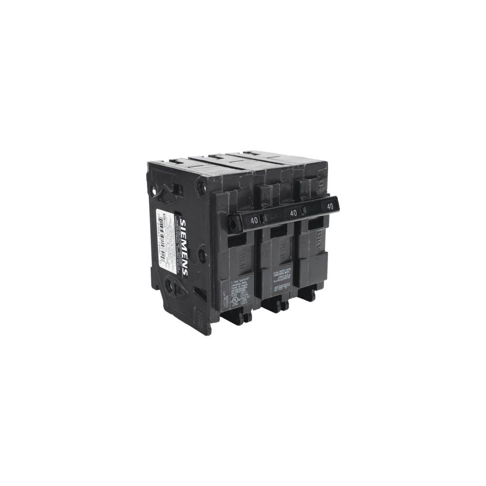 Interruptor automático enchufable tipo QP 3 polos, 40 amp