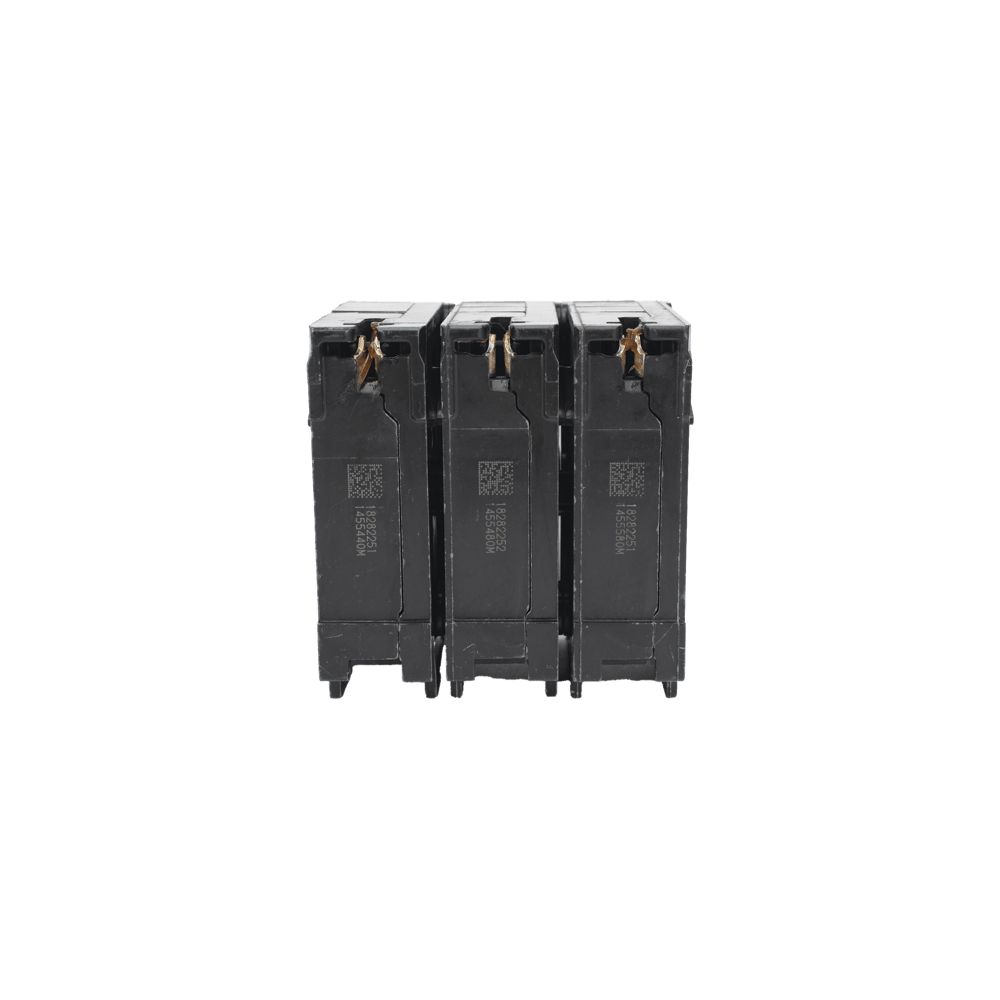 Interruptor automático enchufable tipo QP 3 polos, 40 amp