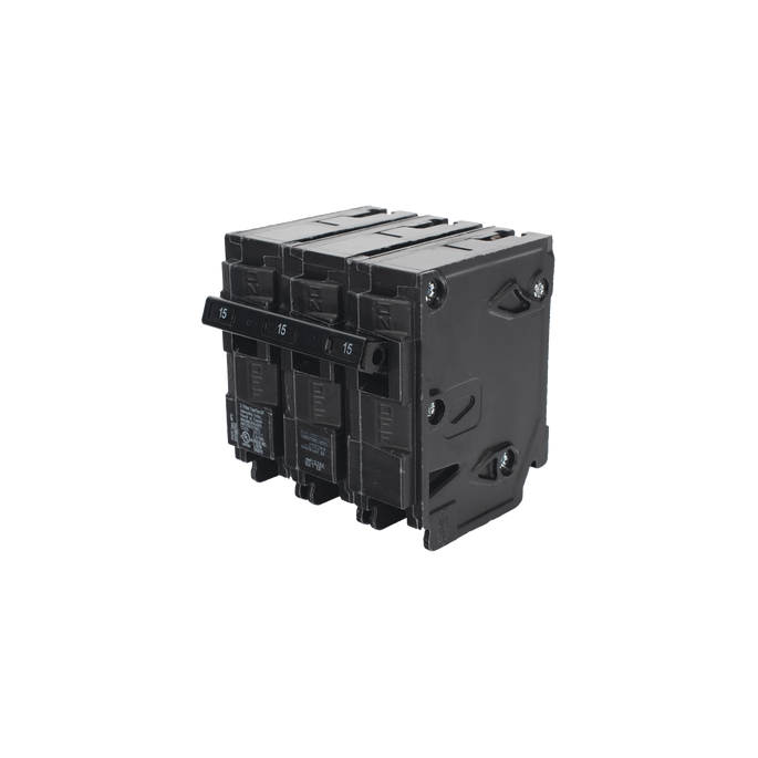 Interruptor automático enchufable tipo QP 3 polos, 15 amp
