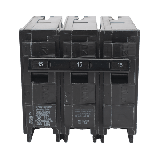 Interruptor automático enchufable tipo QP 3 polos, 15 amp