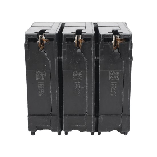 Interruptor automático enchufable tipo QP 3 polos, 50 amp
