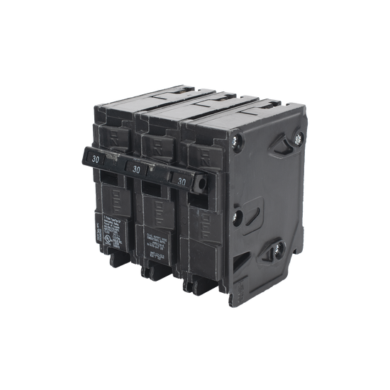 Interruptor automático enchufable tipo QP 3 polos, 30 amp