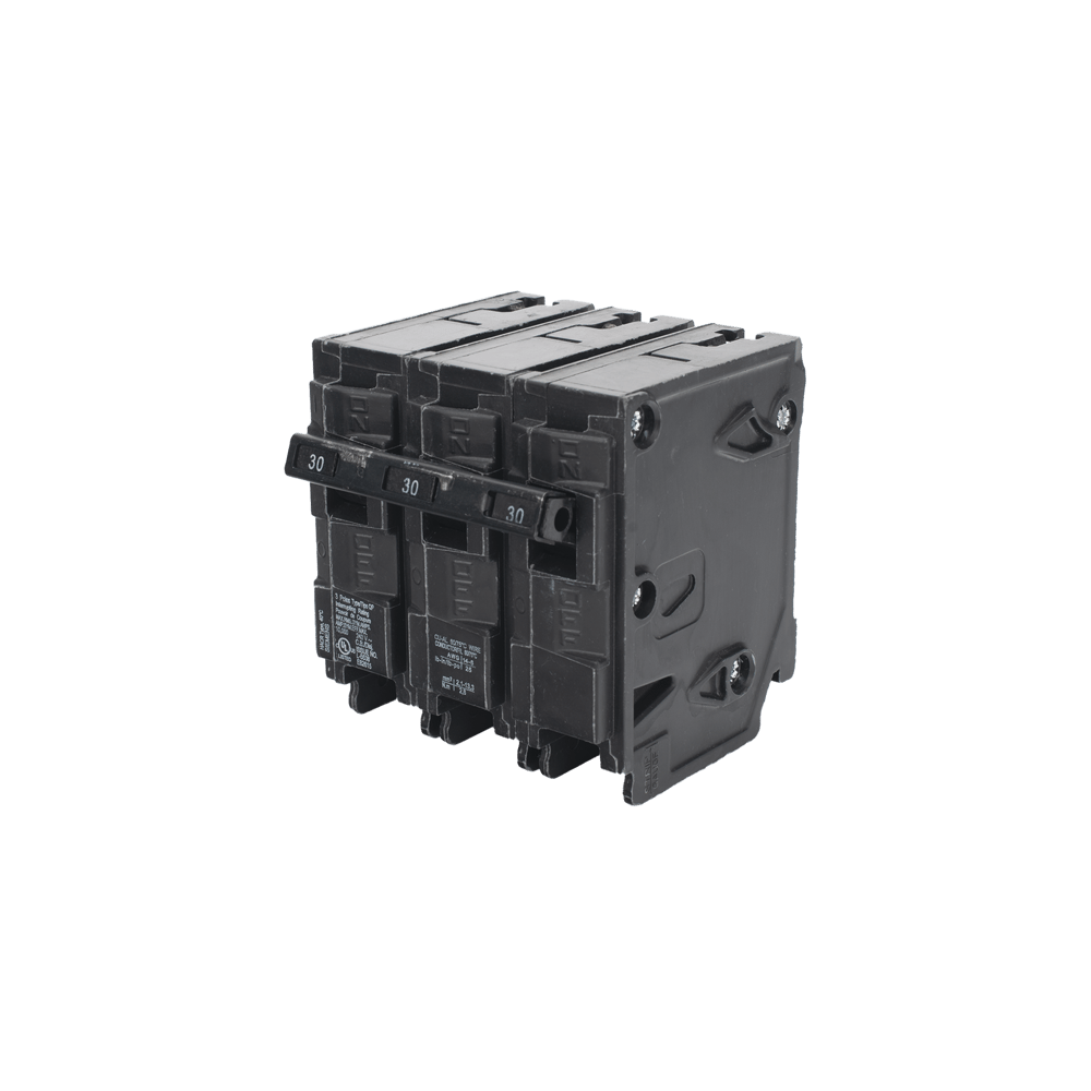 Interruptor automático enchufable tipo QP 3 polos, 30 amp