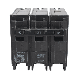 Interruptor automático enchufable tipo QP 3 polos, 30 amp