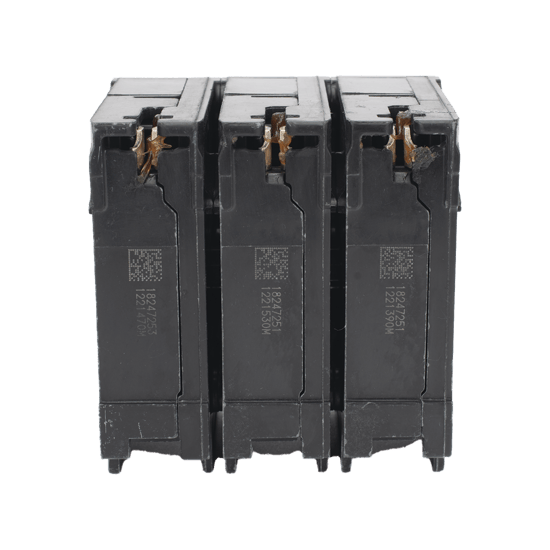 Interruptor automático enchufable tipo QP 3 polos, 30 amp