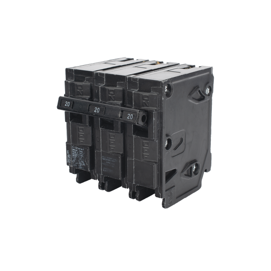 Interruptor automático enchufable tipo QP 3 polos, 20 amp