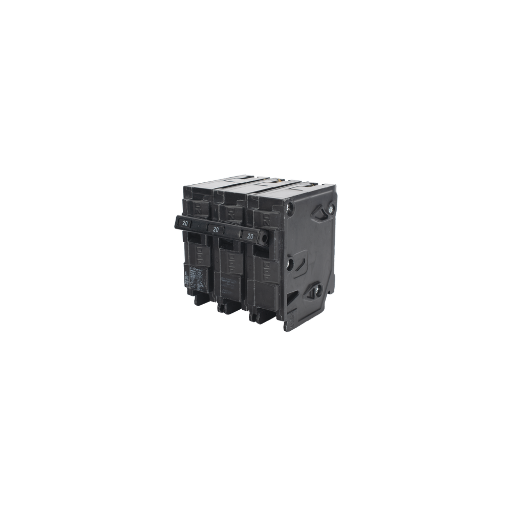 Interruptor automático enchufable tipo QP 3 polos, 20 amp