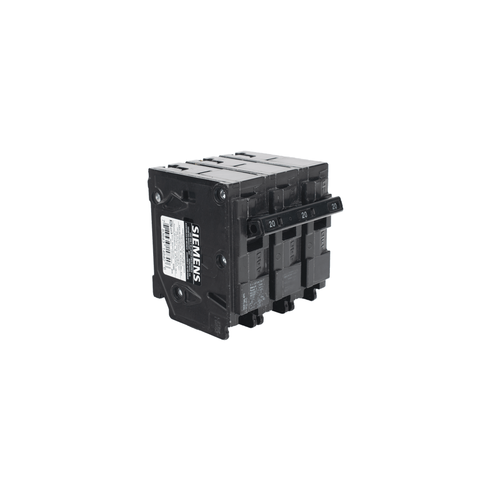 Interruptor automático enchufable tipo QP 3 polos, 20 amp