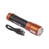 Linterna LED Portátil Recargable 500 Lúmenes con Luz Frontal y Lateral